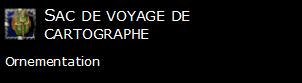 Sac de voyage de cartographe