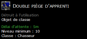 Double piège d'apprenti