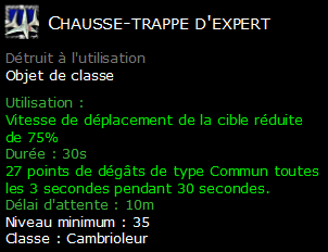 Chausse-trappe d'expert