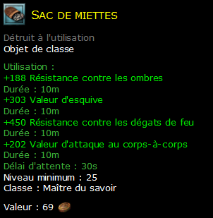 Sac de miettes