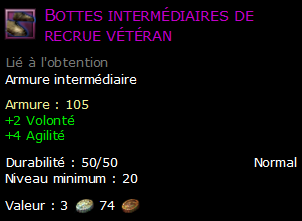 Bottes intermédiaires de recrue vétéran