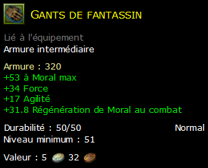 Gants de fantassin