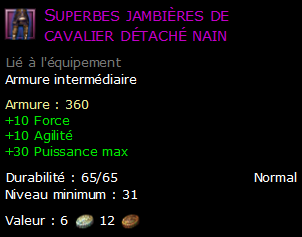 Superbes jambières de cavalier détaché nain