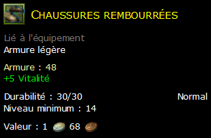 Chaussures rembourrées