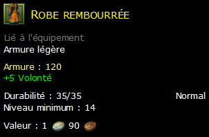 Robe rembourrée