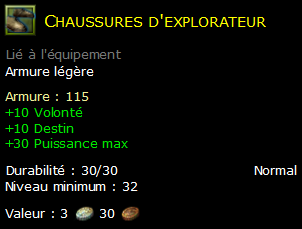 Chaussures d'explorateur