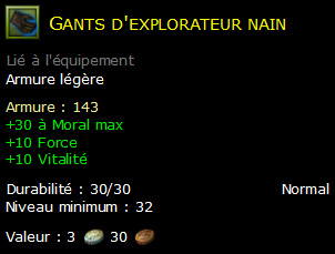 Gants d'explorateur nain