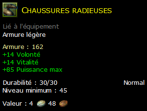 Chaussures radieuses