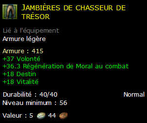 Jambières de chasseur de trésor