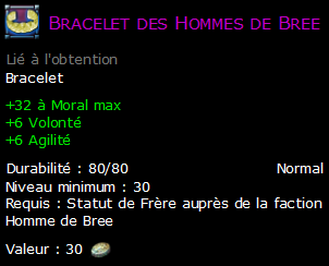 Bracelet des Hommes de Bree