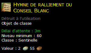 Hymne de ralliement du Conseil Blanc