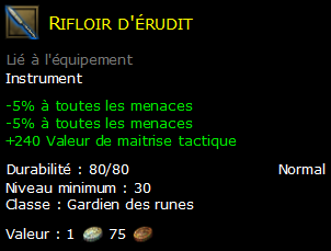 Rifloir d'érudit