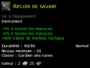 Rifloir de savant