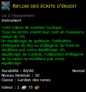 Rifloir des écrits d'érudit