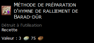 Méthode de préparation d'hymne de ralliement de Barad-dûr