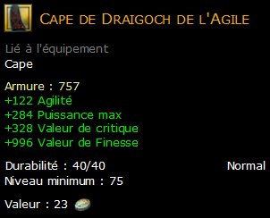 Cape de Draigoch de l'Agile