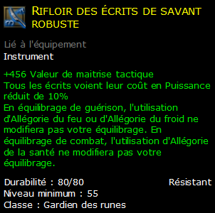 Rifloir des écrits de savant robuste