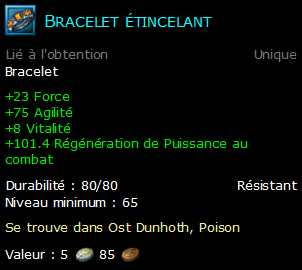 Bracelet étincelant