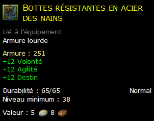 Bottes résistantes en acier des nains