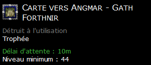 Carte vers Angmar - Gath Forthnir