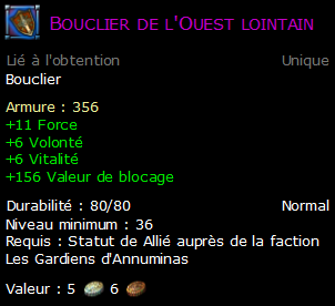 Bouclier de l'Ouest lointain