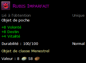 Rubis Imparfait