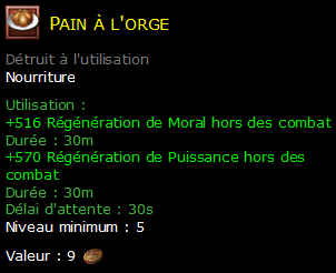 Pain à l'orge