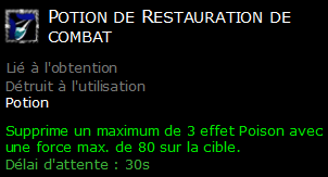 Potion de Restauration de combat