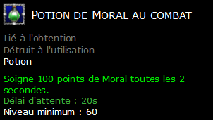 Potion de Moral au combat