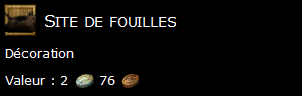 Site de fouilles