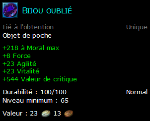 Bijou oublié