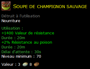 Soupe de champignon sauvage