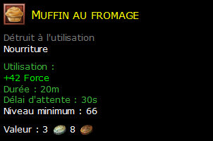 Muffin au fromage