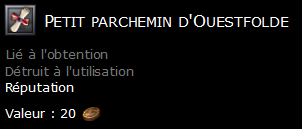 Petit parchemin d'Ouestfolde