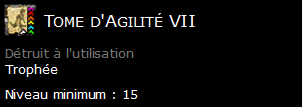 Tome d'Agilité VII