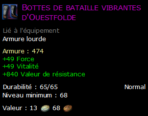 Bottes de bataille vibrantes d'Ouestfolde