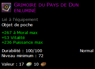 Grimoire du Pays de Dun enluminé