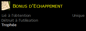 Bonus d'Echappement