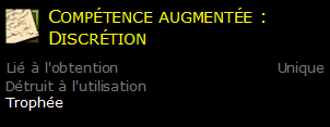 Compétence augmentée : Discrétion