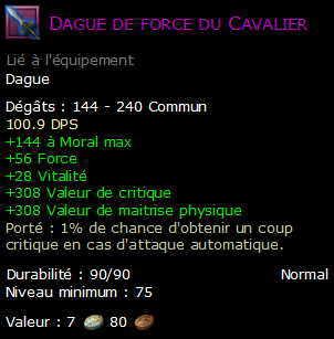 Dague de force du Cavalier