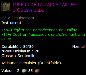 Fureur de la Lance taillée d'Ouestfolde