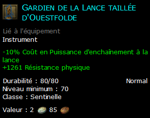 Gardien de la Lance taillée d'Ouestfolde