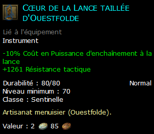 Cœur de la Lance taillée d'Ouestfolde