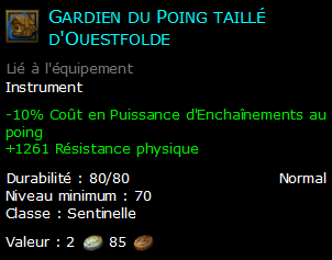 Gardien du Poing taillé d'Ouestfolde