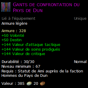 Gants de confrontation du Pays de Dun