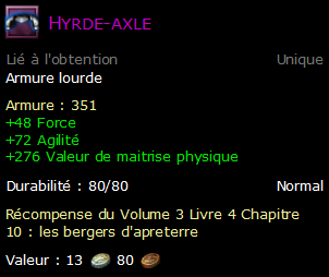 Hyrde-axle