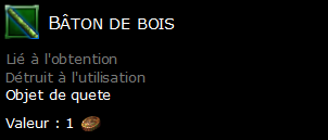 Bâton de bois