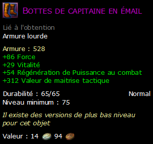 Bottes de capitaine en émail