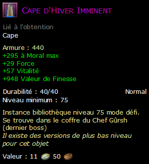 Cape d'Hiver Imminent