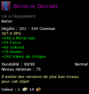 Bâton de Destinée